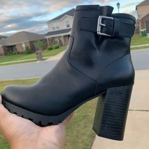 a.n.a Faux Leather Bootie
